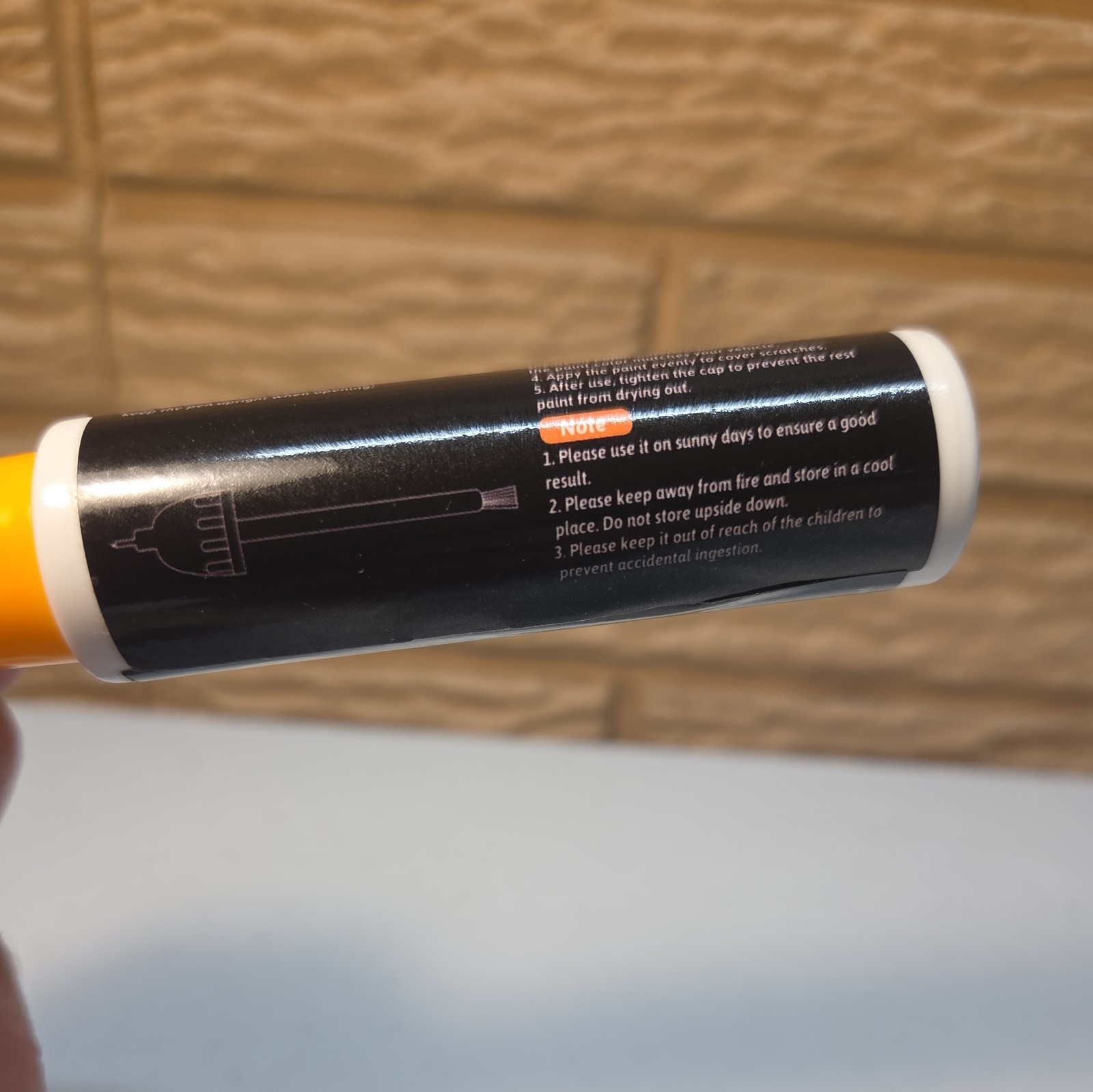 Waterproof White Car Scratch Repair Paint Pen – Quick-Dry & Fade Resistant