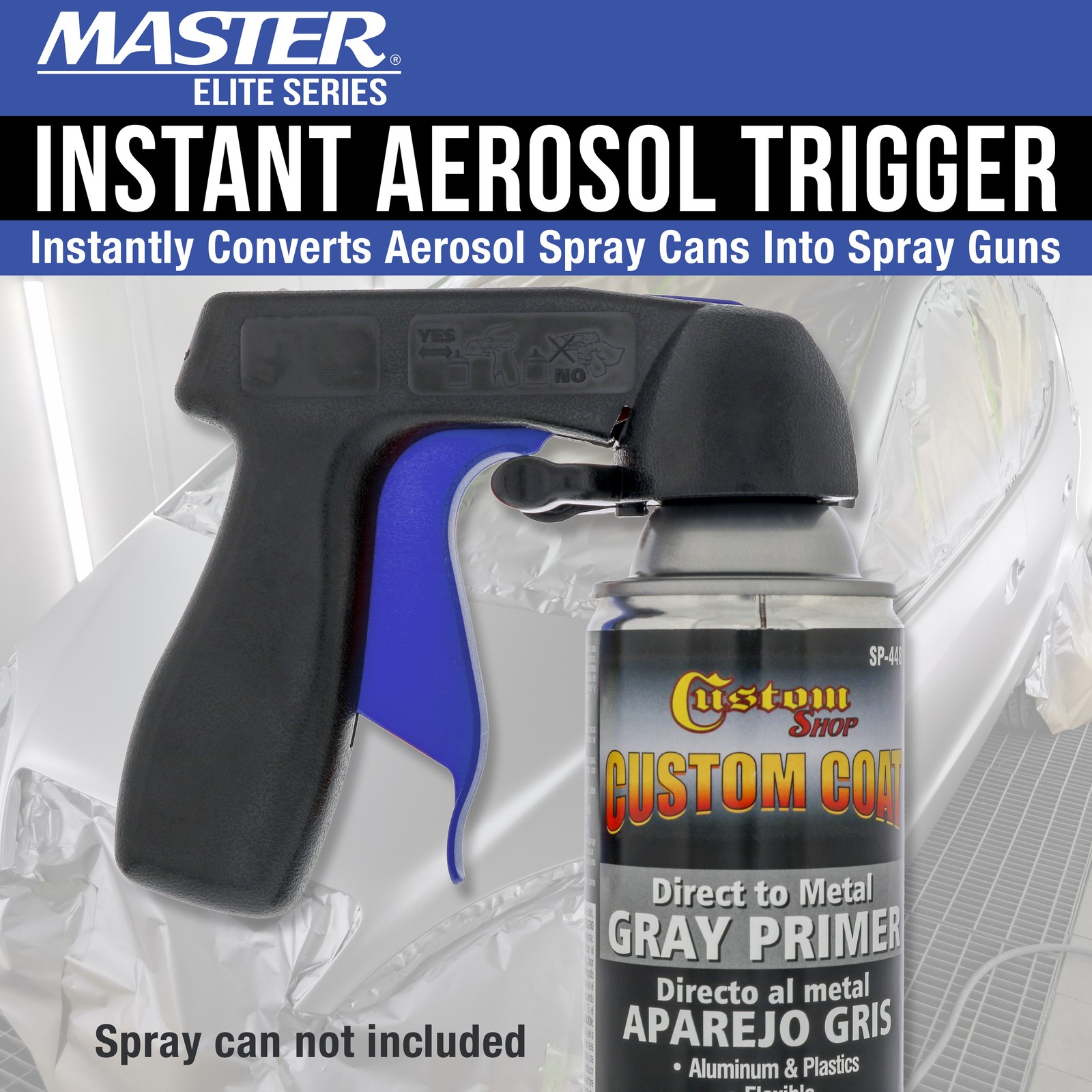 SEM 39683 Self Etching Primer Gray 15.5oz (6/Pack) with Spray Can Trigger Handle