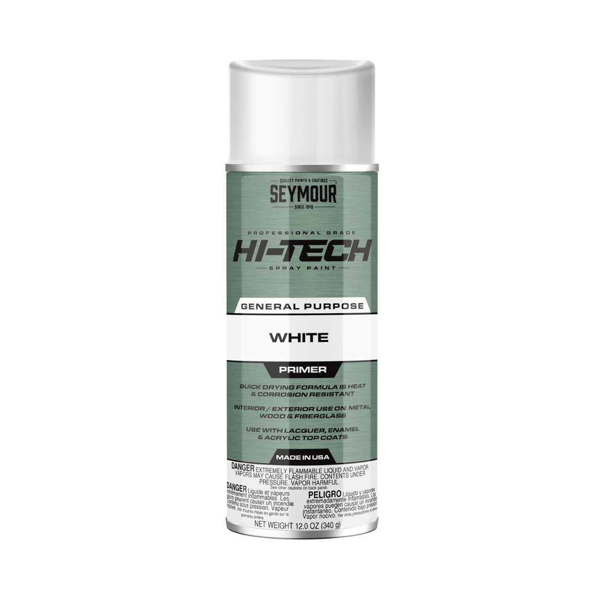 Seymour 16-805 High Tech White Primer 12 oz