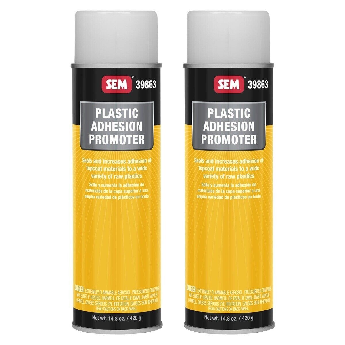 SEM 39863 Plastic Adhesion Promoter Aerosol 14.8 oz. (2 Cans)