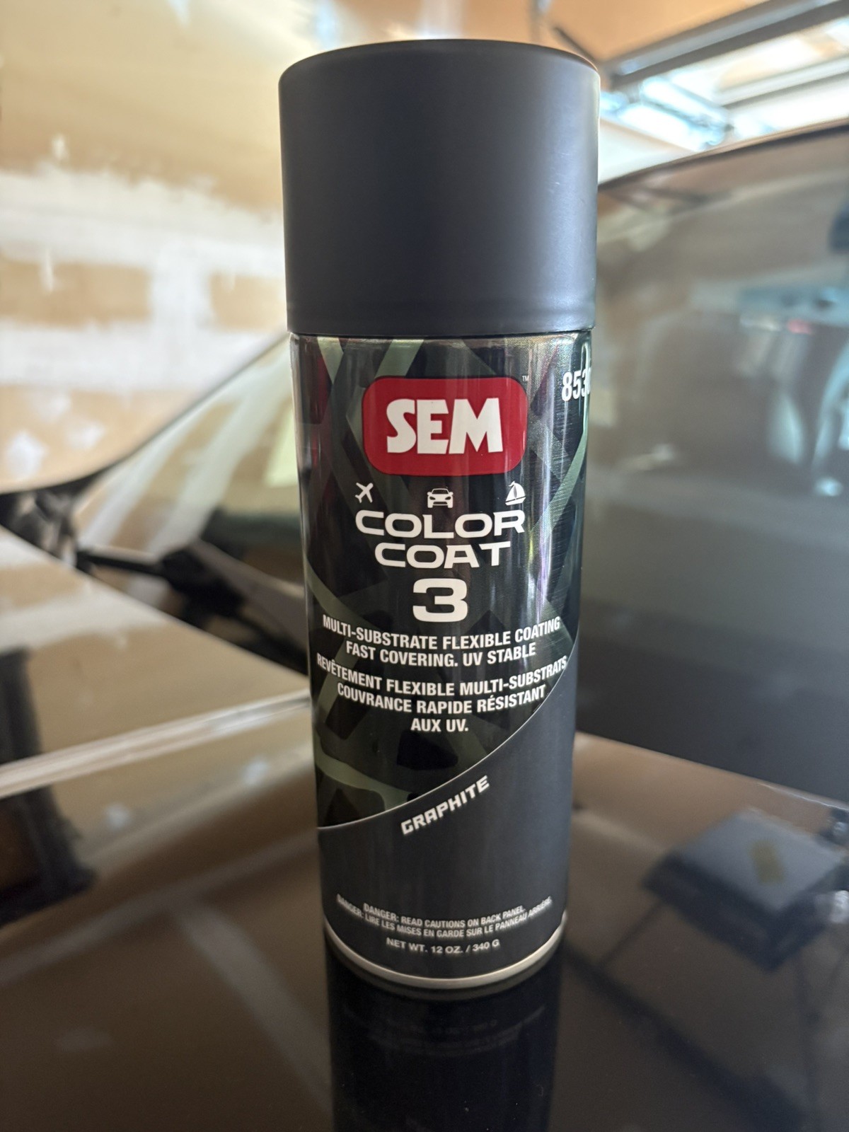 SEM 85303, Graphite, Color Coat Vinyl Paint, Aerosol (2 Pack)