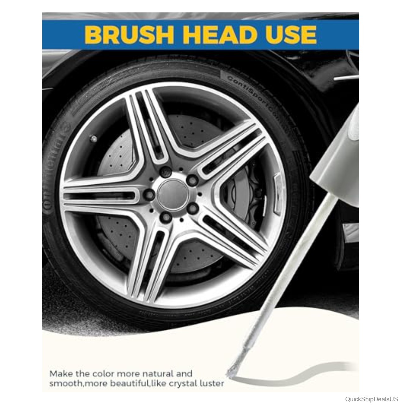 Touch Up Paint For Car Rims Silver Scratch Repair Pen Waterproof Rust Resistant