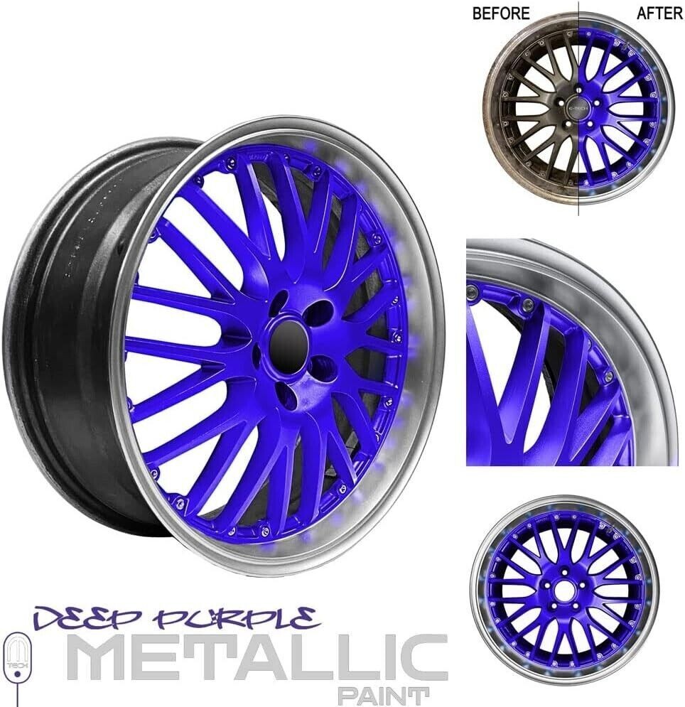 E-TECH Metallic Paint Deep Purple 400ml Multi-Purpose Interior & Exterior DIY
