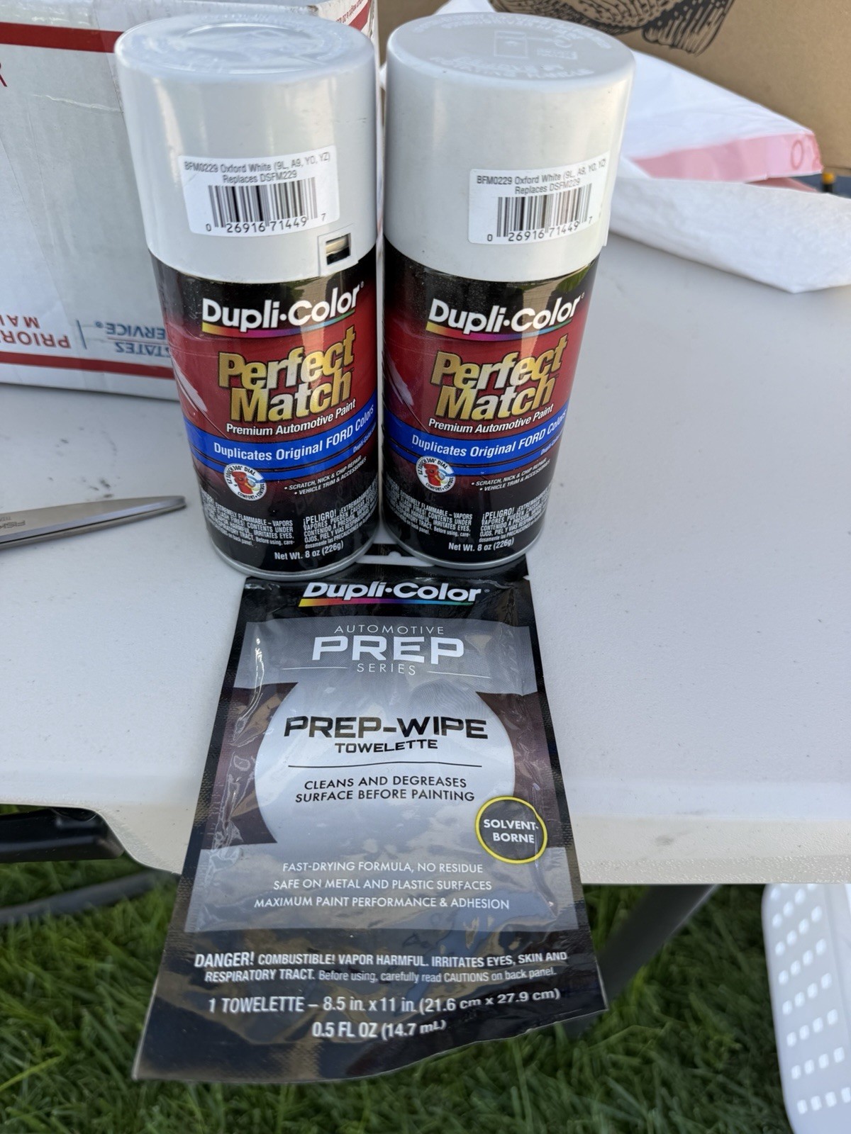 Oxford White Ford Paint BFM0229 Oxford White (9L, A9, YO, YL)Replaces DSFM229