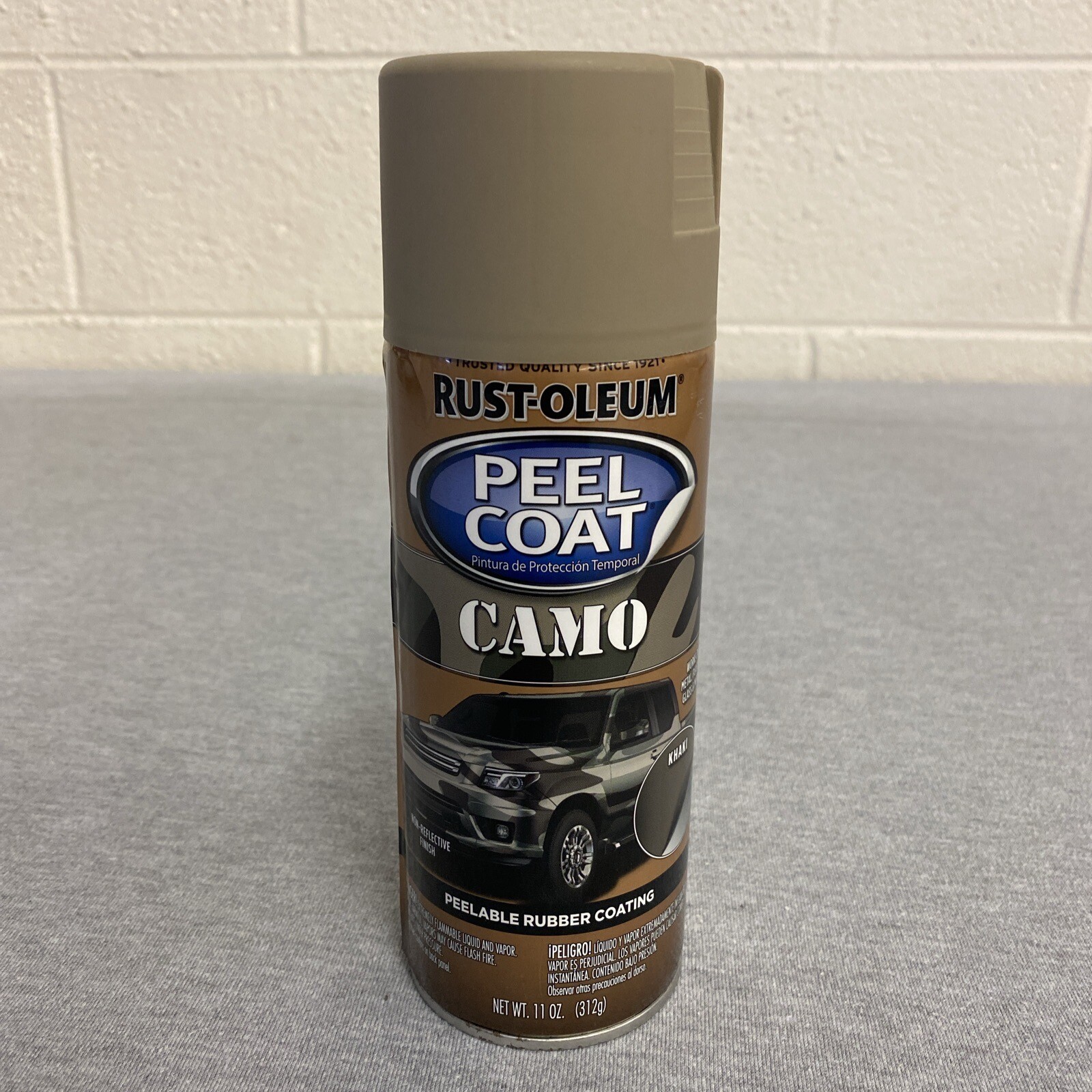 Rust-Oleum Peel Coat Camo Matte UV-Resistant Spray Paint 11 oz. – Khaki –