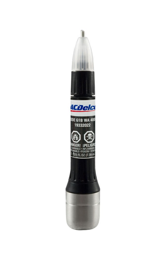 GM ACDelco 2-in-1 Touch Up Paint Bottle Shark Gray Grey G1B WA400Y & Clear Coat