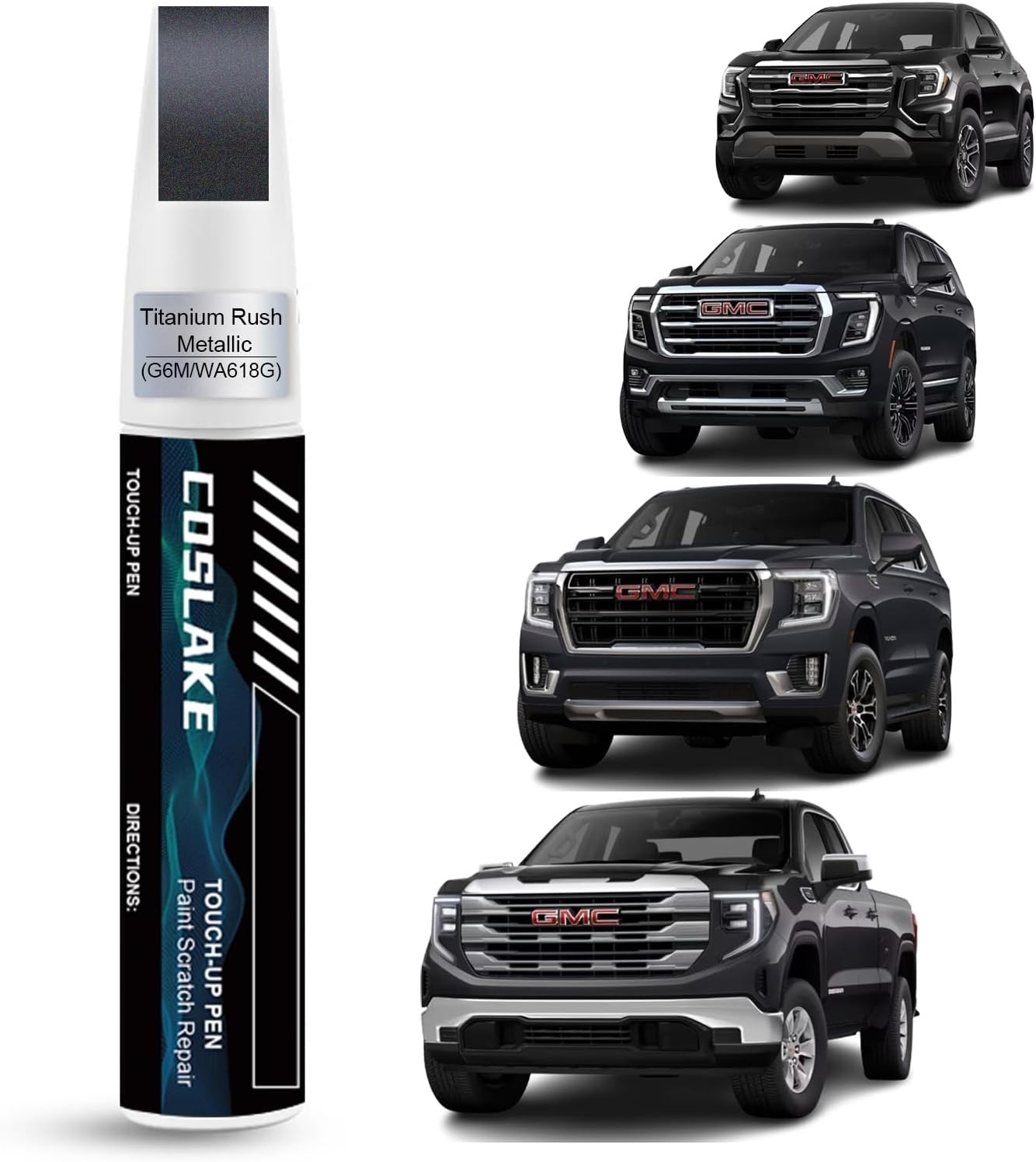 Compact Touch-Up Paint Kit in Titanium Rush Metallic – Easy Application for GMC