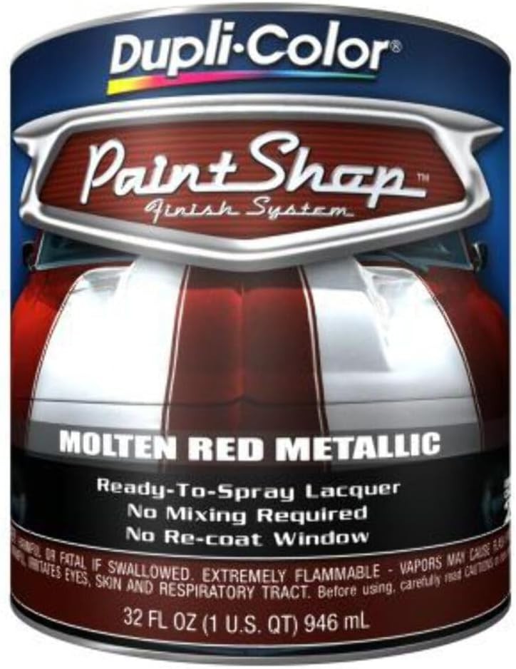 Molten Red Metallic Paint Shop System – 3-Hour Cure