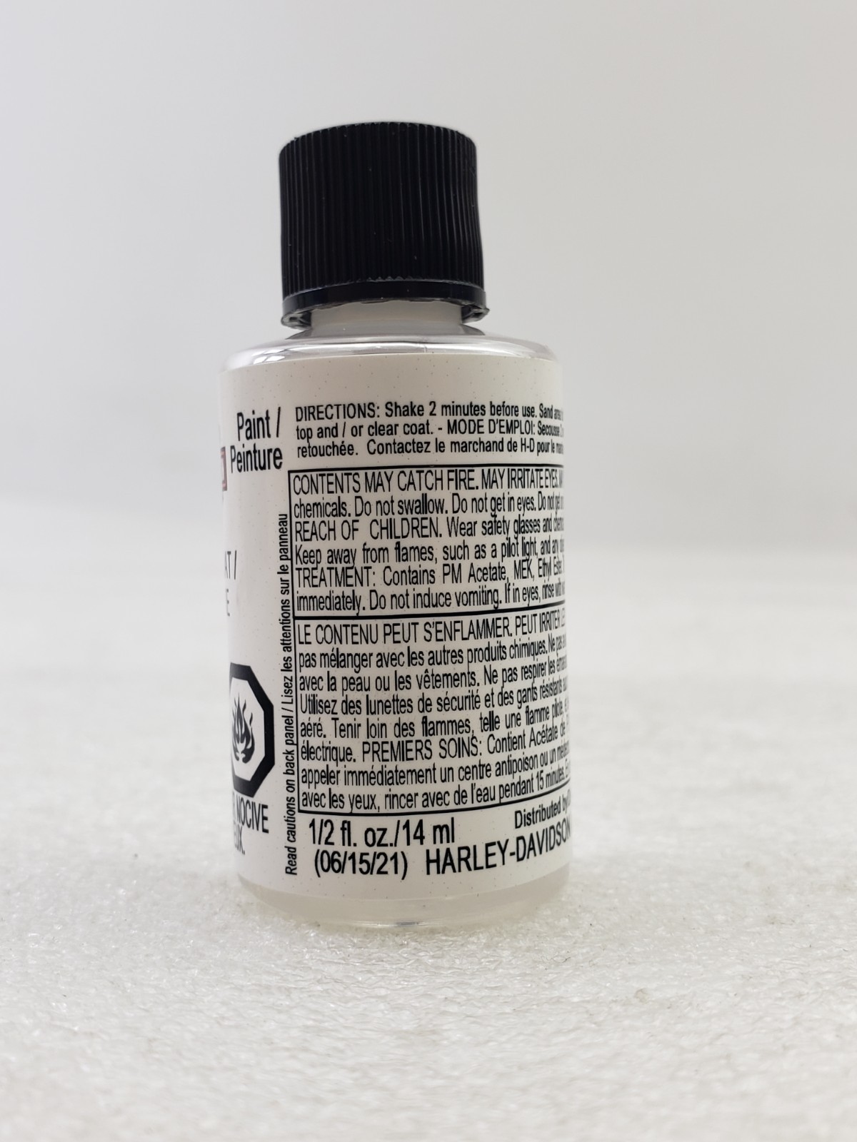 Harley-Davidson 98601EVA Clear Top Coat Touch-Up Paint Kit Reef Blue 14ml