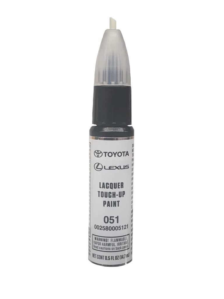 Toyota Touch Up Paint 051 Diamond White Pearl 0.5 Fl Oz (Pack of 1), 051