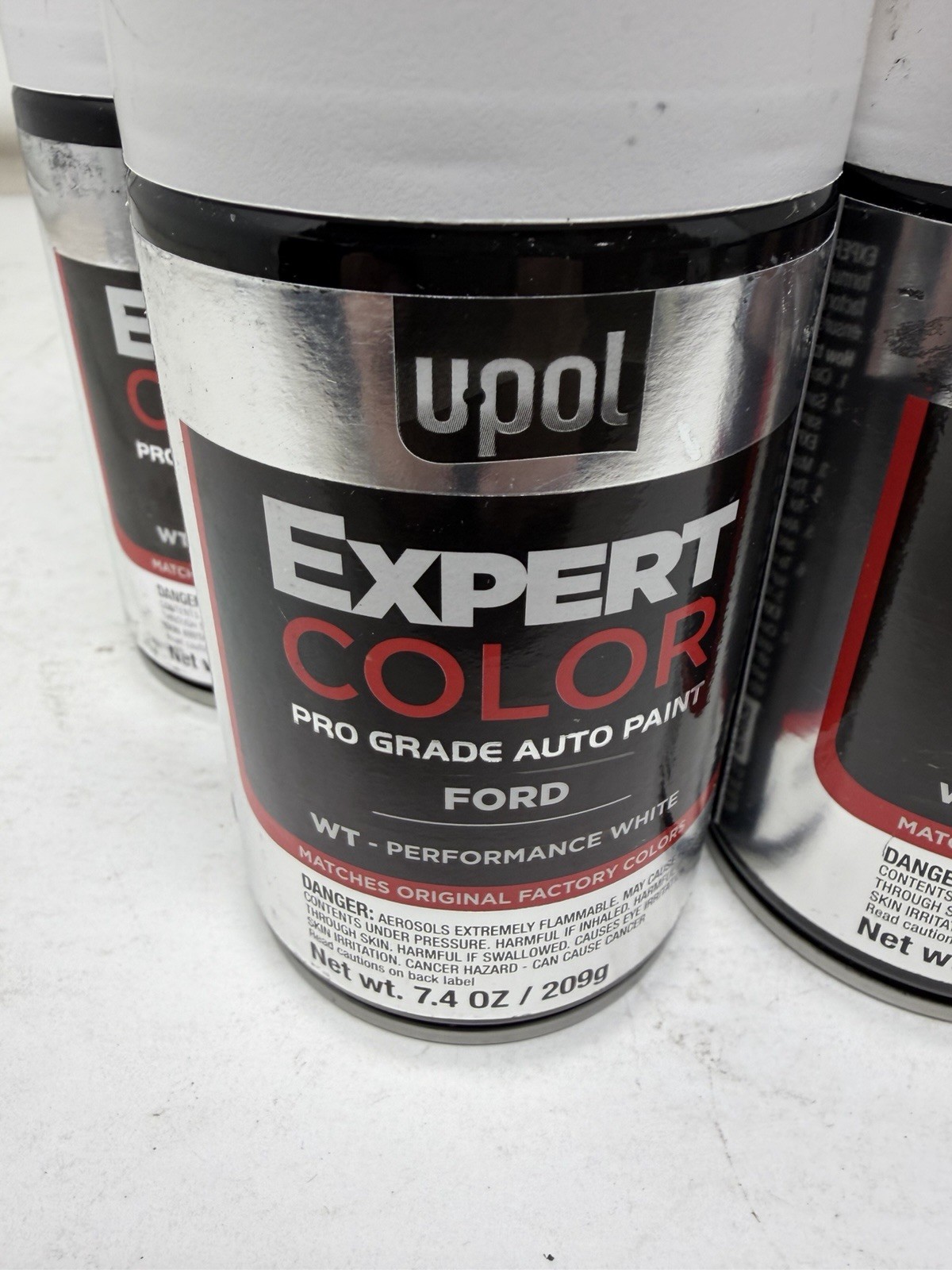 U-POL Expert Spray Paint for Ford Performance White WT , upfm200 7.4 Oz