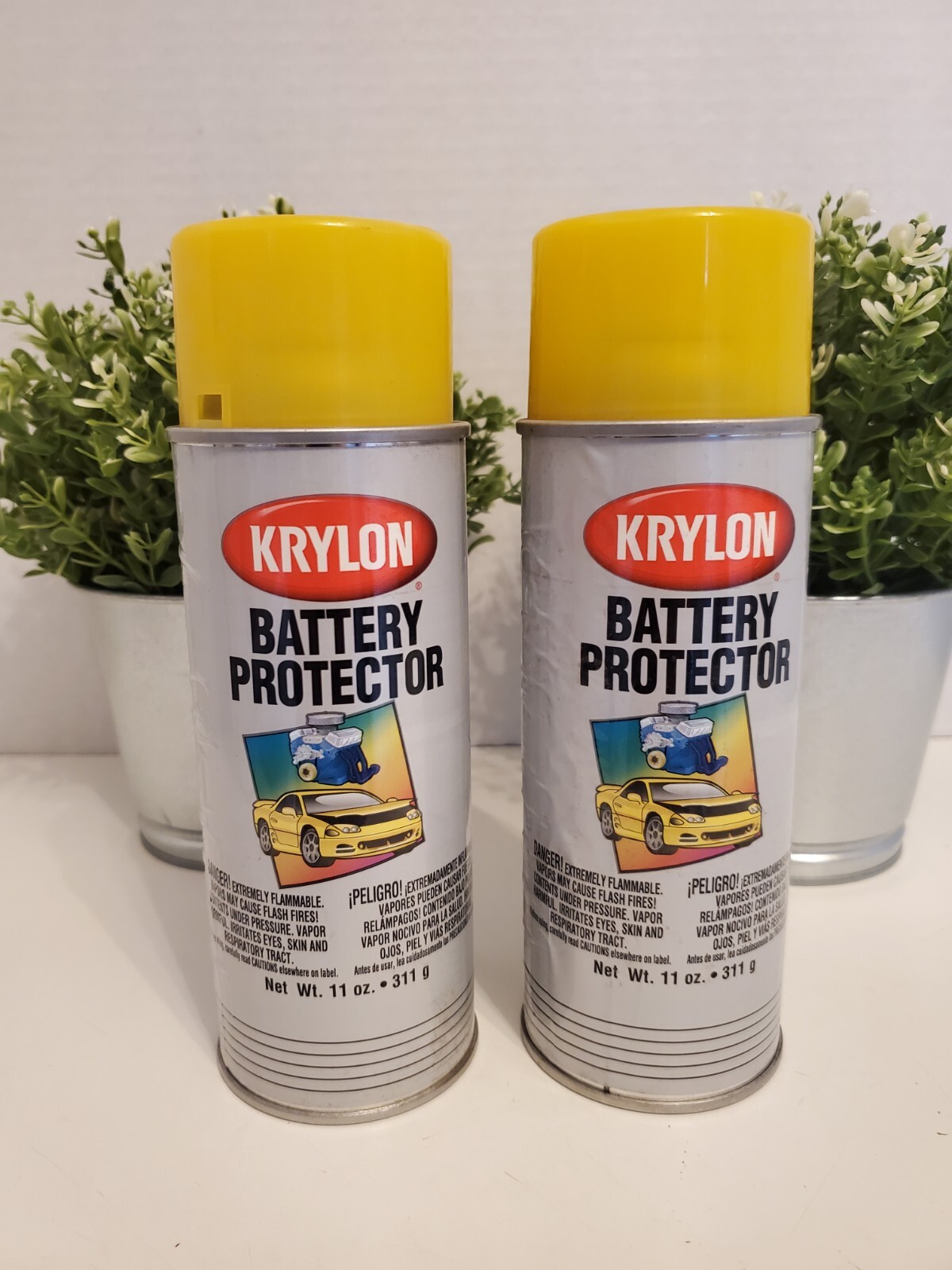 Krylon Battery Protector #1307 11 oz Can 🟡 New X 2