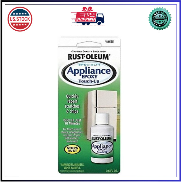 Rust-Oleum 203000 Specialty Appliance Touch Up Paint, 0.6 Ounce, White