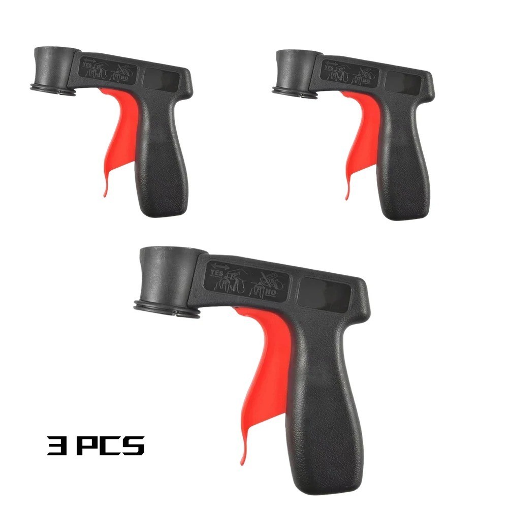 3x Spray Can Handle Pistol Grip Universal Aerosol Paint Trigger Easy Control Too