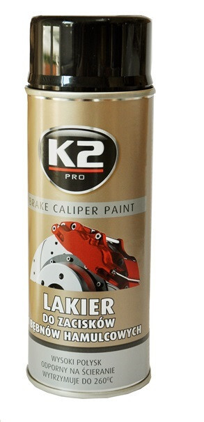 K2 BLACK CALIPER PAINT / ANTI-CORROSIVE PROTECTIVE COATING SPRAY – GLOSS BLACK