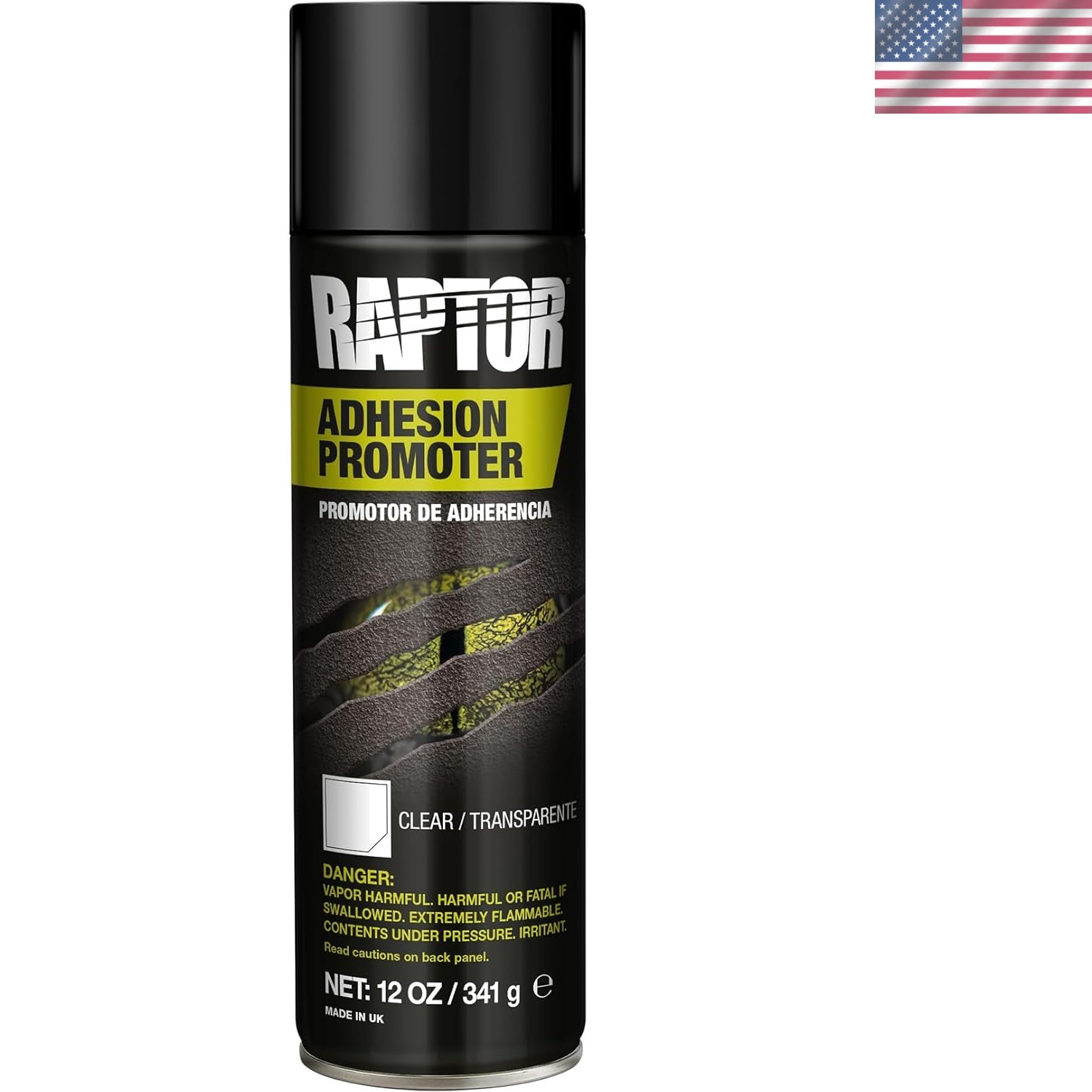 Clear Aerosol Adhesion Promoter by Raptor – 12 oz for Automotive Perfection