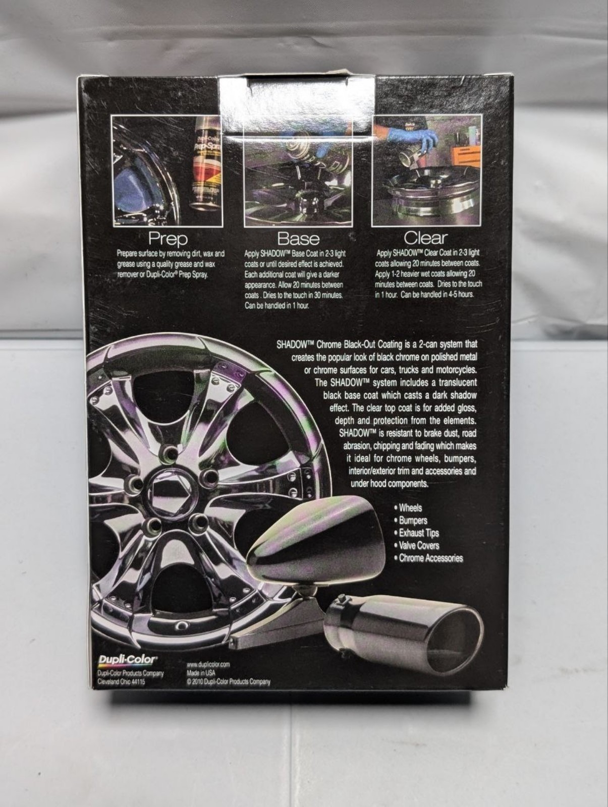 NEW Dupli-Color ESHD10007 Shadow Chrome Black-Out Coating, 1 Kit