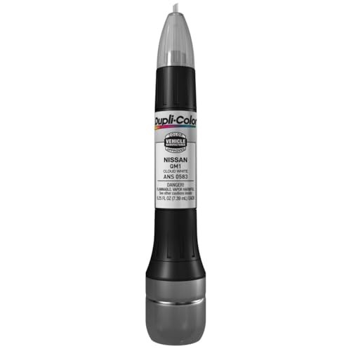 Dupli-Color Scratch Fix All-in-1 Touch Up Paint, Gloss, Cloud White, .50 fl. oz.