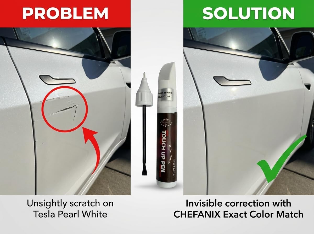 Pure Black Touch Up Paint for Cars & 0.4 Fl Oz (Pack of 1),