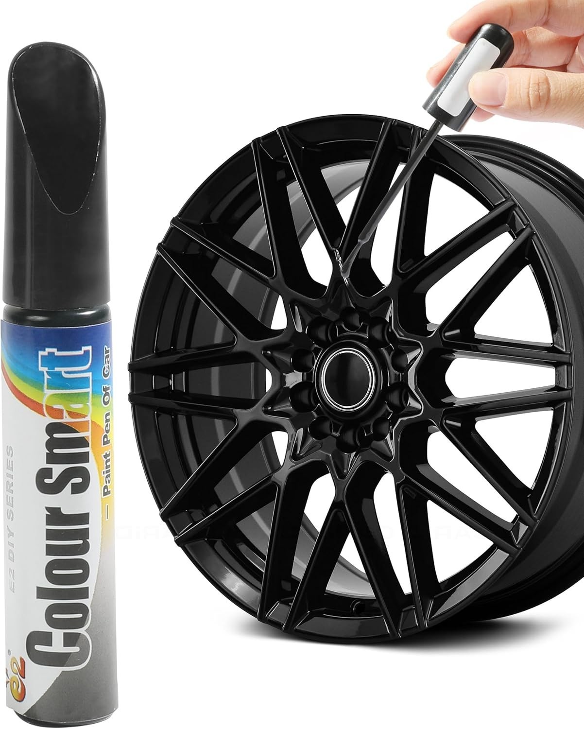 Waterproof & Rust Resistant Car Wheel Touch Up Paint Pen – Gloss Black