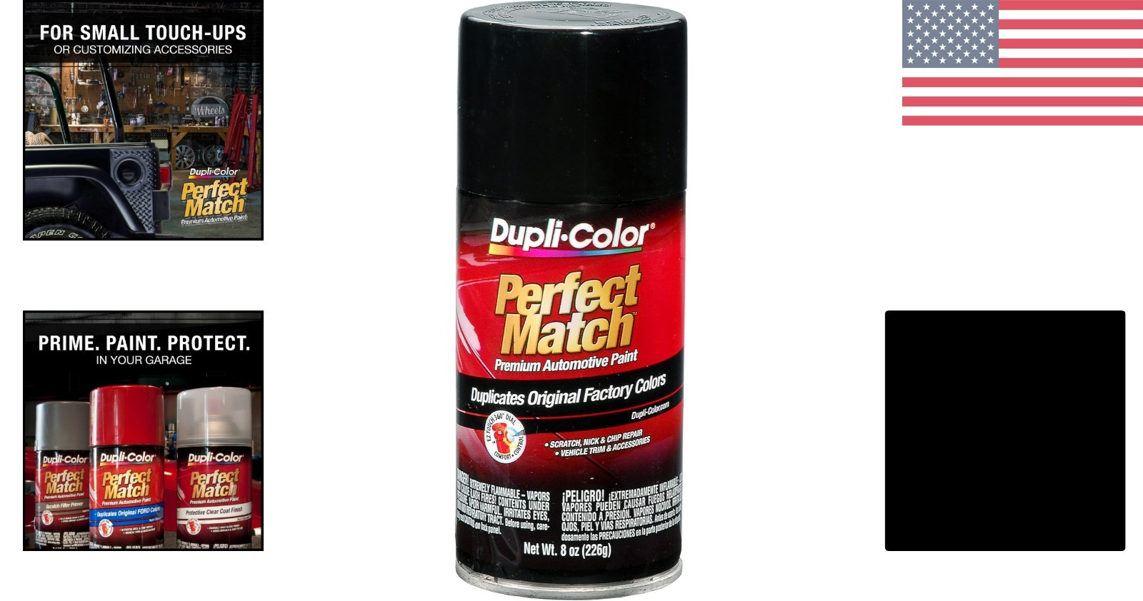 8 oz. Universal Gloss Black Lacquer Paint – Easy Application & Quick Dry
