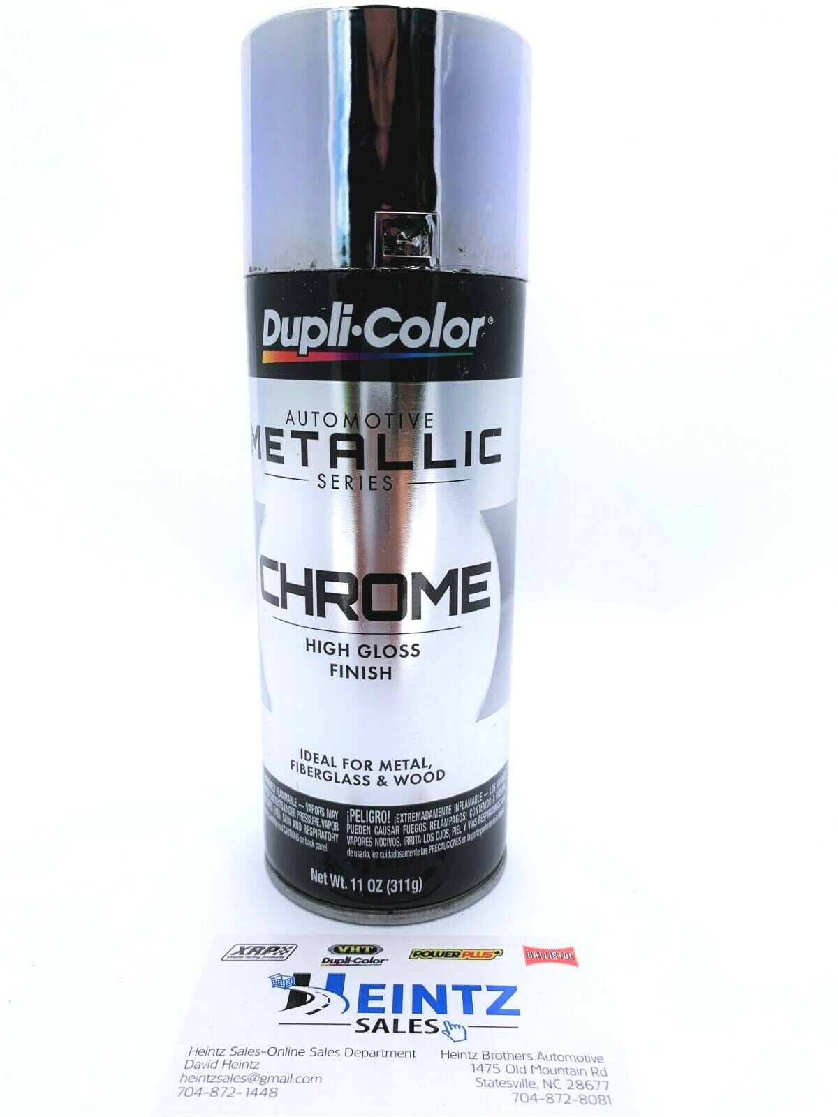 Duplicolor CS101 Instant Chrome Metallic Enamel Spray Paint 12 Oz Can