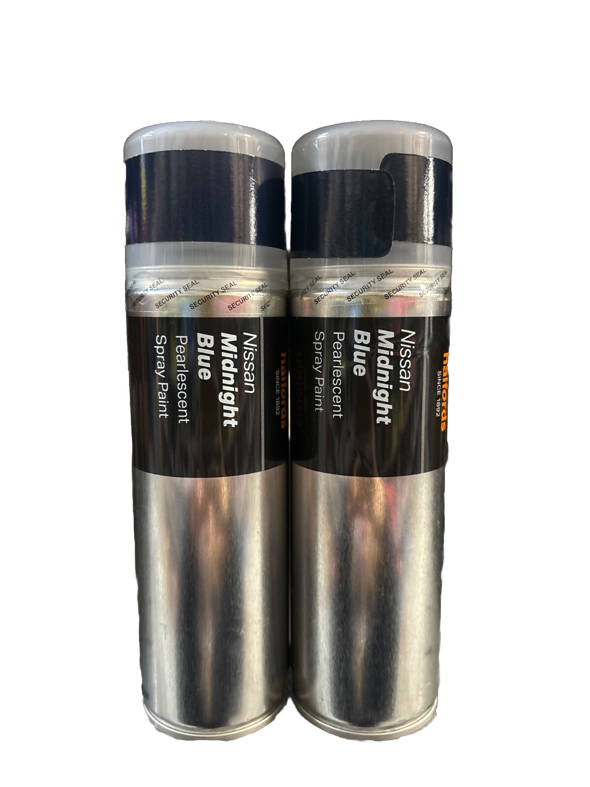 NISSAN MIDNIGHT BLUE PEARLESCENT SPRAY PAINT 300ML CANS HALFORDS X2