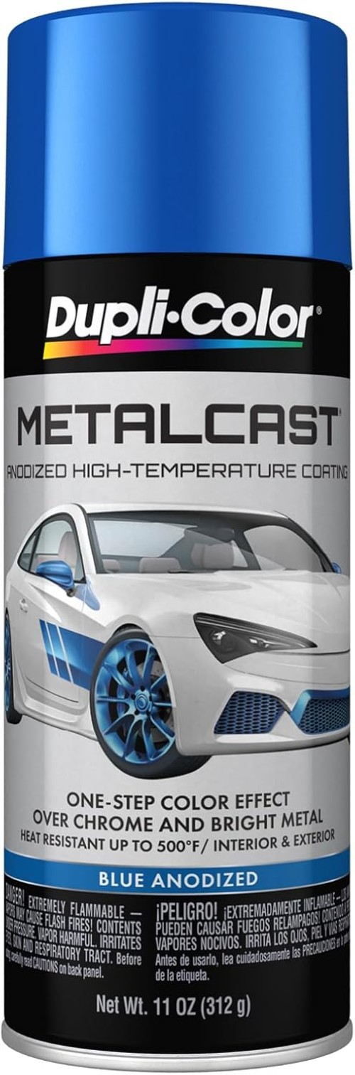 MC201 Metalcast Automotive Spray Paint – Blue Anodized Coating – 11 oz Aeroso…