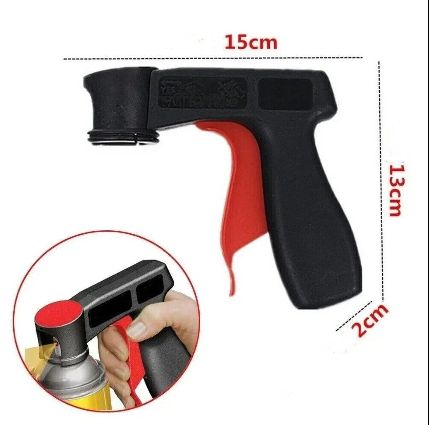 Universal Spray Can Gun Trigger Handle Pistol Grip for Aerosol Paint Cans UK