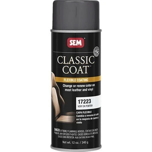 SEM Classic Coat Very Dark Pewter Color Aerosol 12 oz. Auto Paint 17223