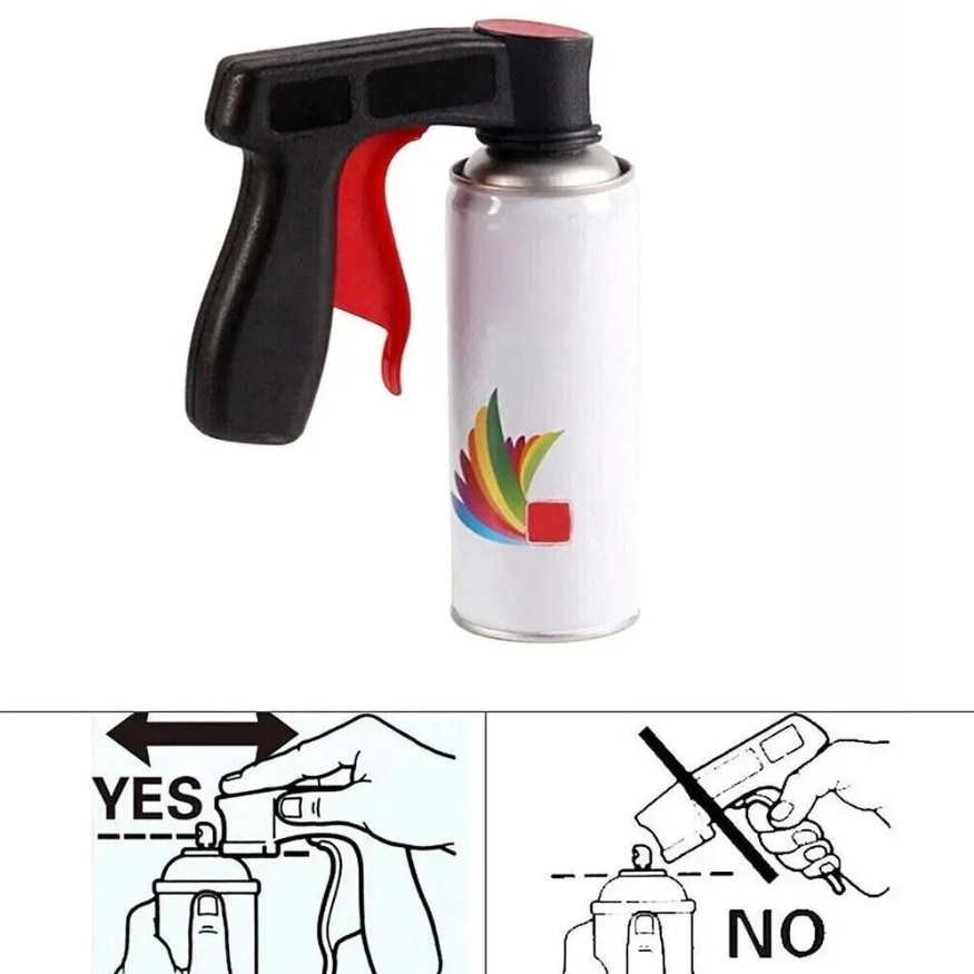 Universal Spray Can Gun Trigger Handle Pistol Grip for Aerosol Paint Cans UK