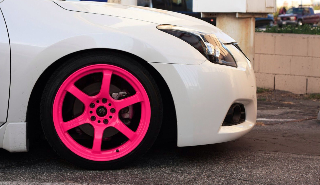 6PK Pink Spray Paint Wheels Rim Valve Cover Engine Caliper High Heat Coating