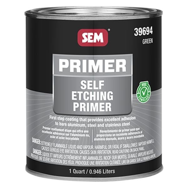 SEM 39694 1 qt Green Spray-On Self Etching Primer