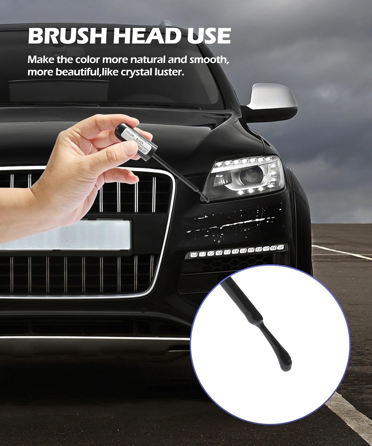 Versatile Touch Up Paint Pen for Cars – Black Gloss Finish & Multi-Surface Use