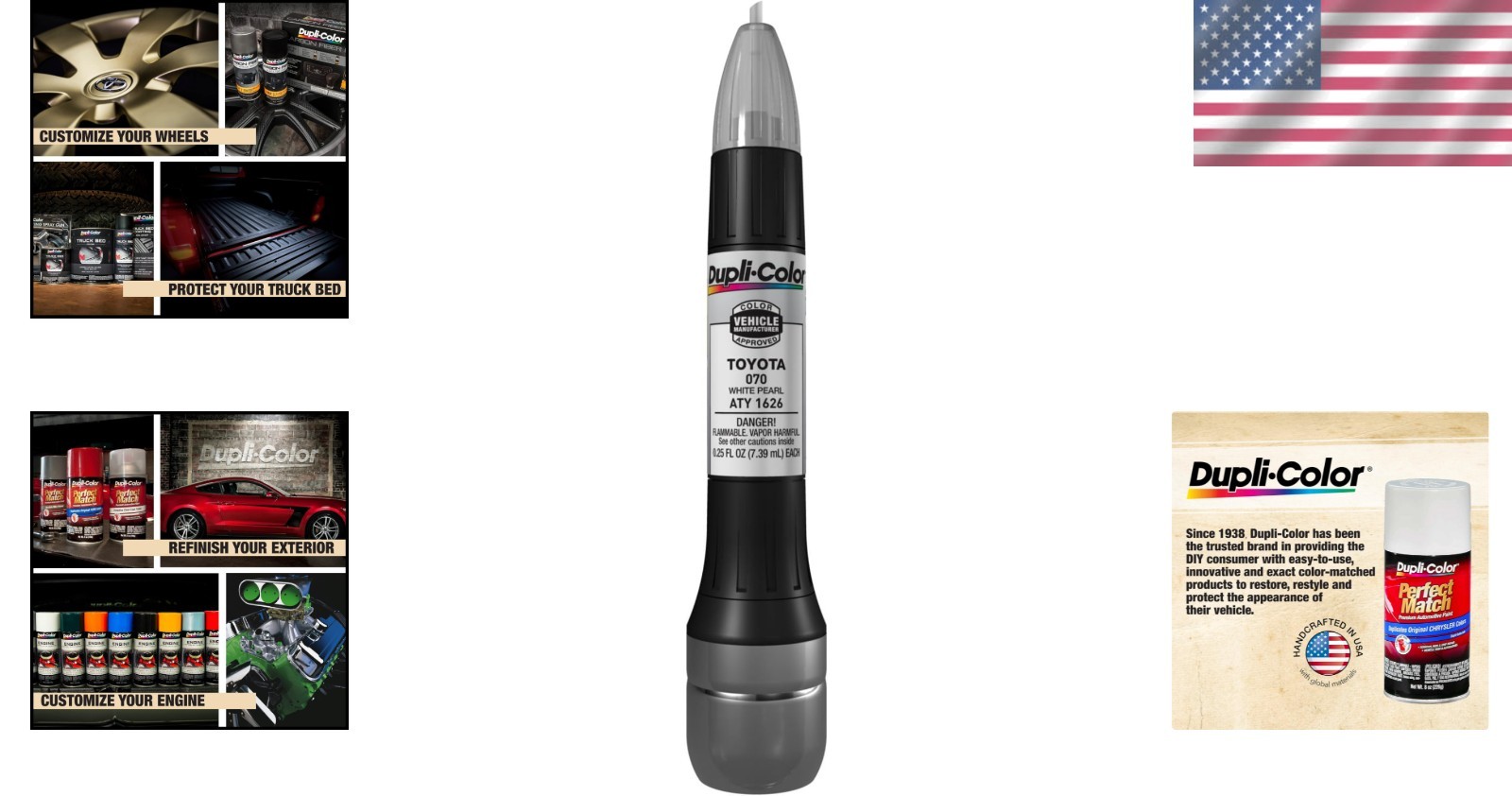 Scratch Fix All-in-1 Gloss Paint Pen – White Pearl, Fast-Drying & Chip Resistant