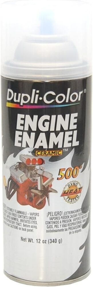 Dupli-Color Engine Enamel with Ceramic 12 oz. Aerosol Spray Paint – Gloss Clear
