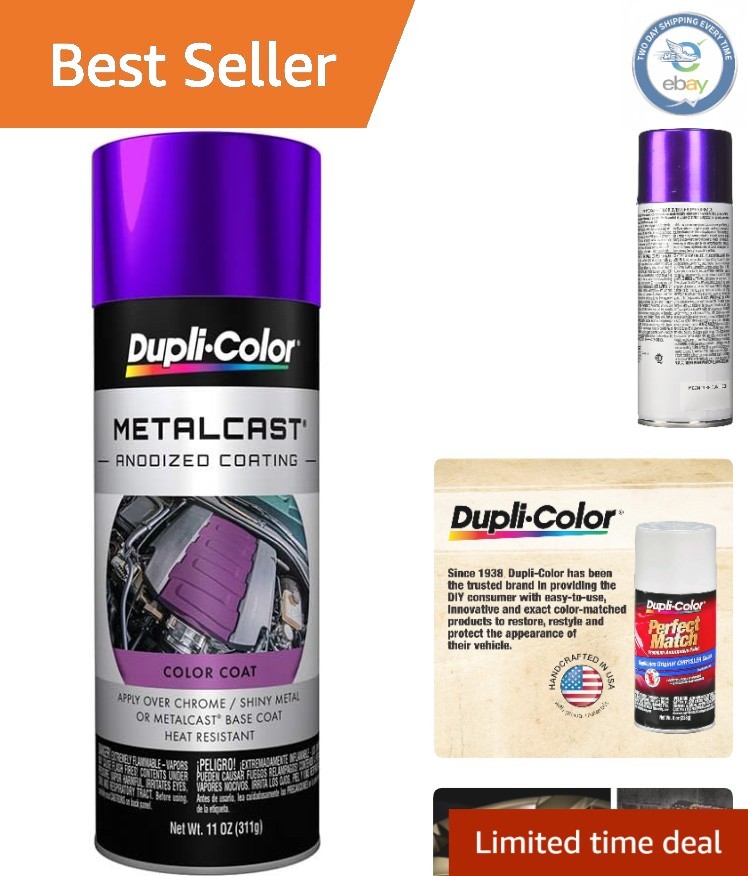Durable 11oz Metallic Purple Anodized Paint for Cars & Trucks – Easy Application