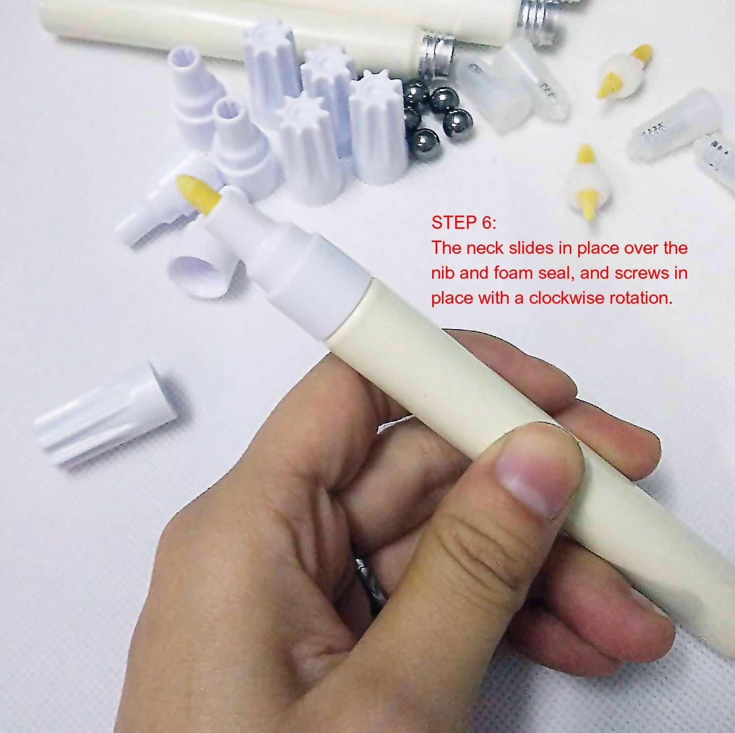 2 Refillable Wood Stain Pens – Chisel Tip Scratch Repair for Furniture, Cabinets