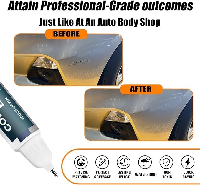 K23 Brilliant Silver Metallic Touch Up Paint for Nissan