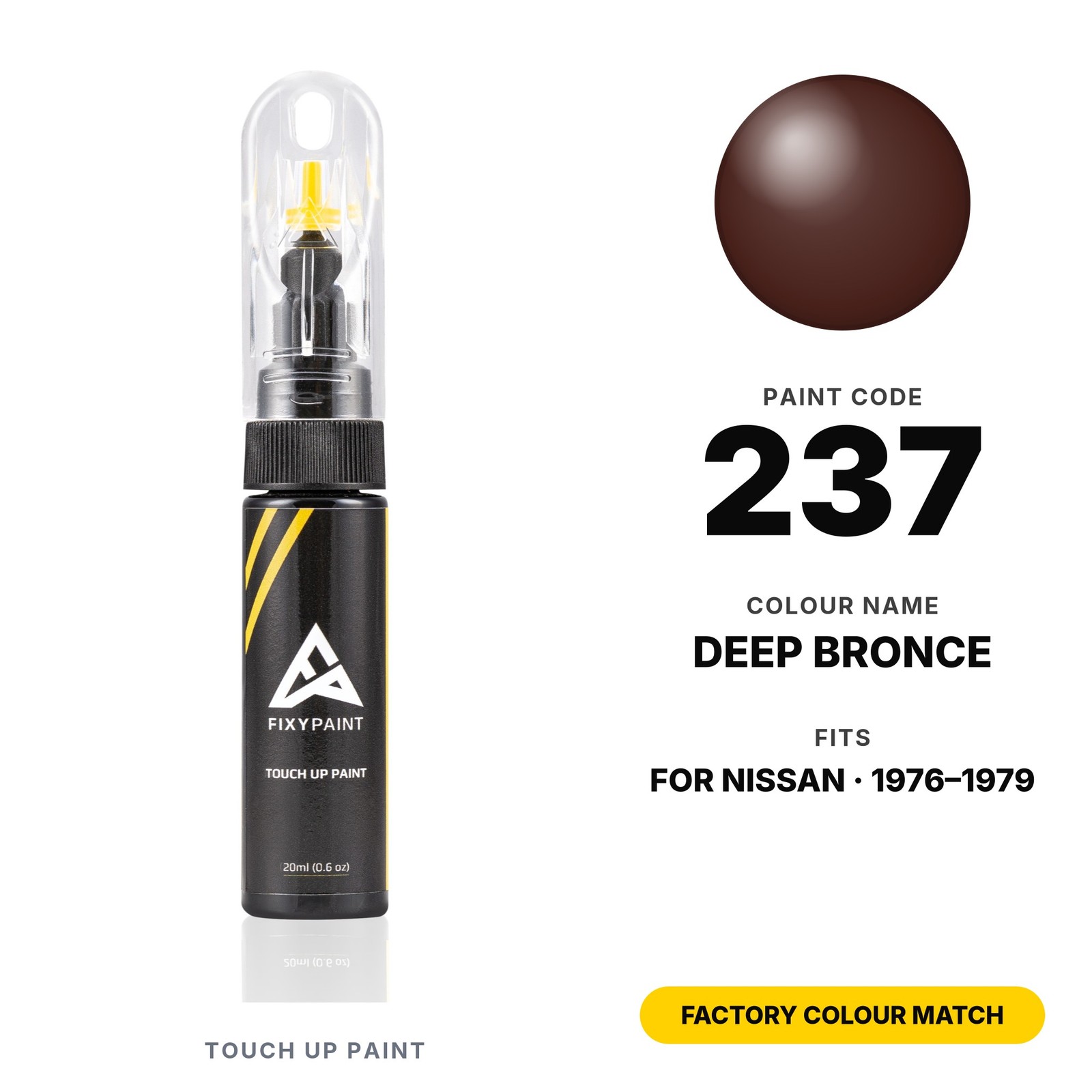 Touch Up Paint For Nissan 237 Deep Bronce Kit Professional Paint Fix Kit