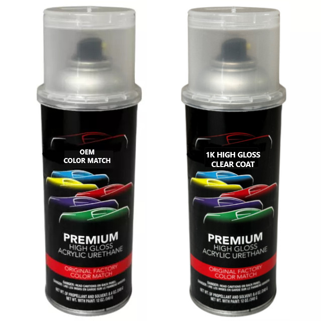 Base Coat and Clear Coat 12 oz Spray Paint For Toyota Super White 040
