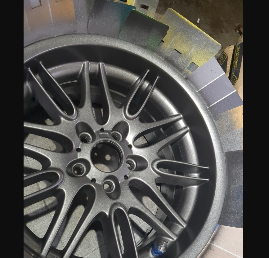 Wheels Graphite Gray Spray Paint Rims Steel Metal Aluminum Plastic Coating 2Cans