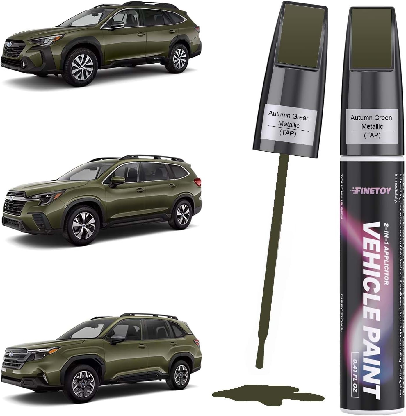 Car Touch Up Paint Pen for Subaru Autumn Green Metallic 12ml
