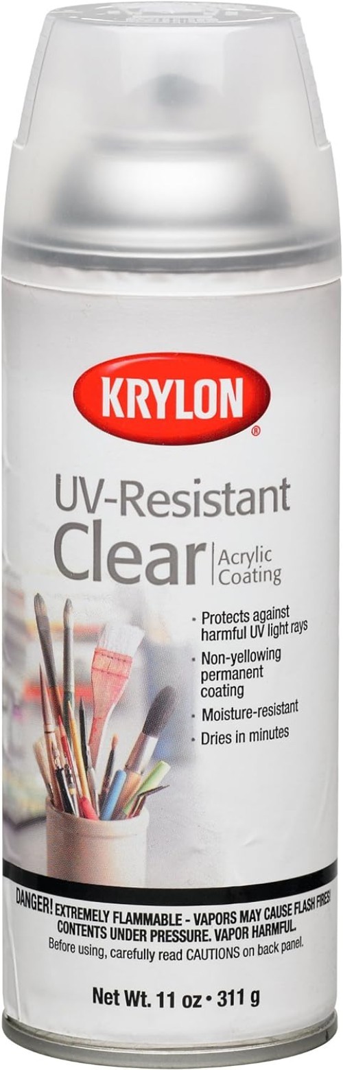 11 Oz UV-Resistant Clear Gloss Spray – Protect and Enhance Your Art & Crafts