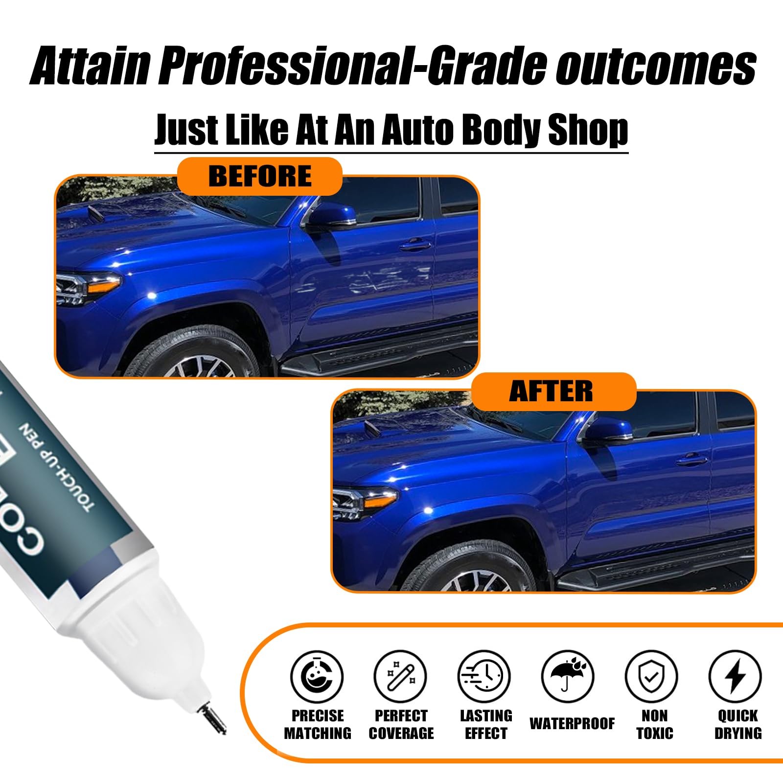0.4 Fl Oz (Pack of 1), Blue Crush Metallic(8W7) for 2025 Corolla Cross/2024…