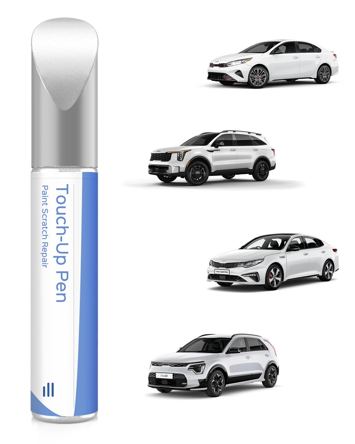Touch Up Paint for Car Kia Snow White Pearl Tricoat SWP Scratch Repair Pen Kit
