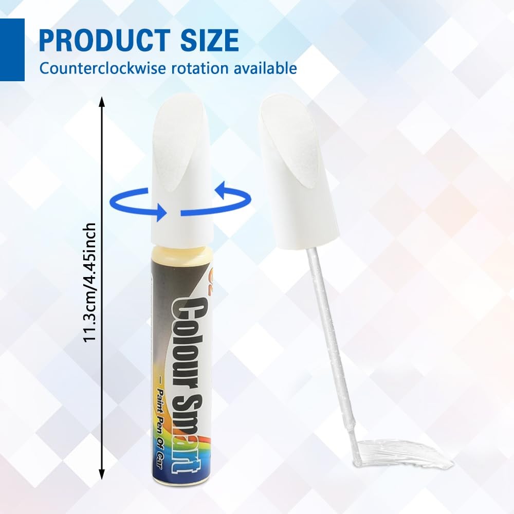 Touch Up Paint Kit For Universal Pearl White Car Scratch Repair Professional