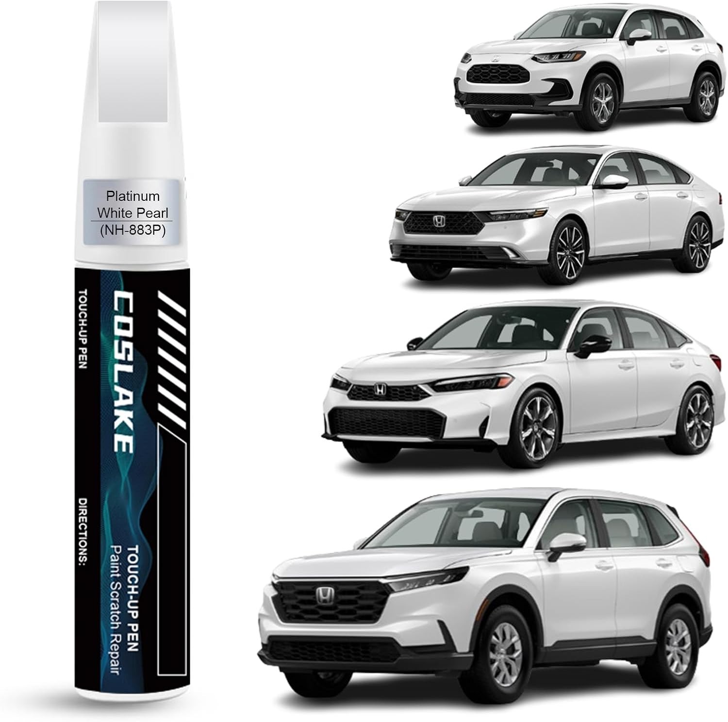 Quick & Easy Scratch Repair Touch Up Paint for Honda – Platinum White Pearl 12ml