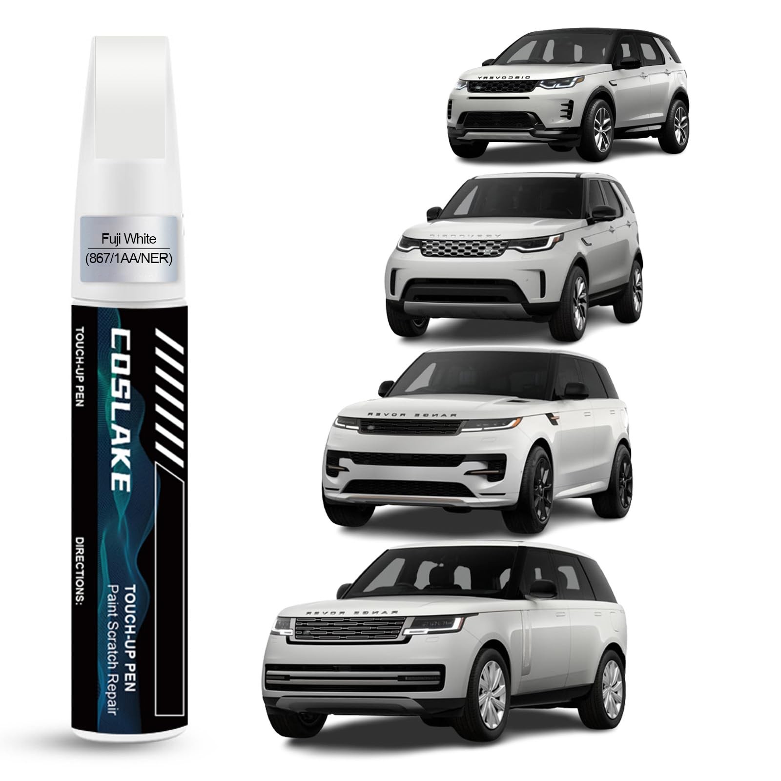 Touch Up Paint Pen For Land Rover 867 1AA NER Fuji White Touch Up Paint Kit
