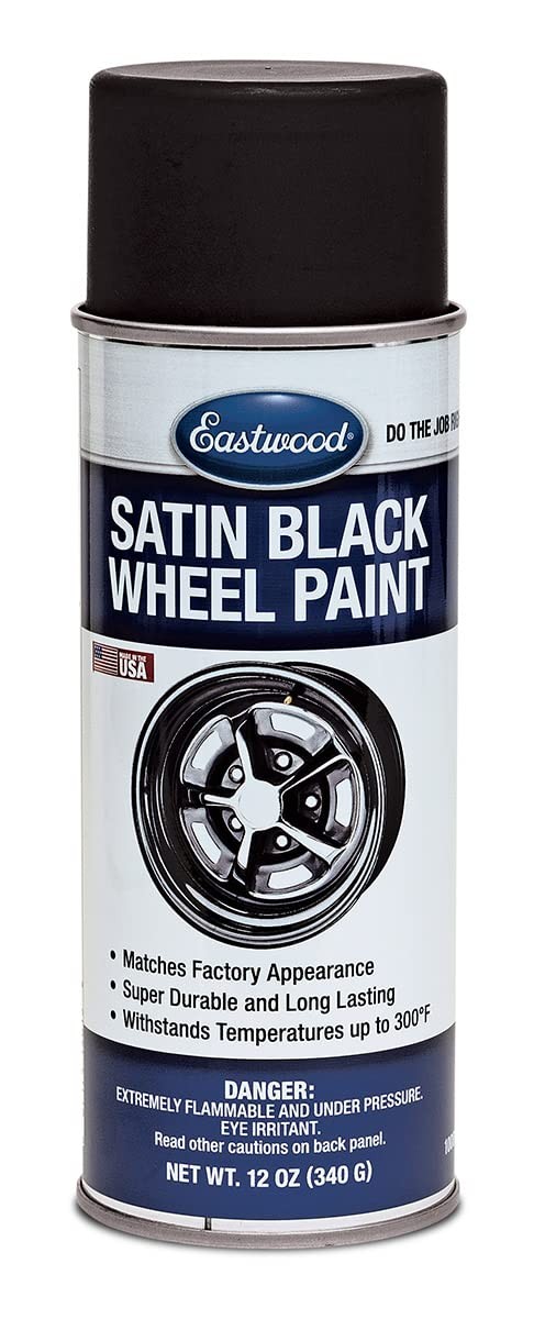 Eastwood Chip Resistant Touch Up Satin OEM Black 12 Ounce (Pack of 1),